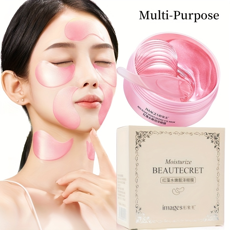 Collagen Under Eye Patches - 60 Buah Masker Mata Alga Merah,