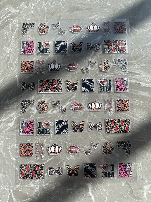 Nail Art - Stiker Mini PVC Motif Kawaii untuk