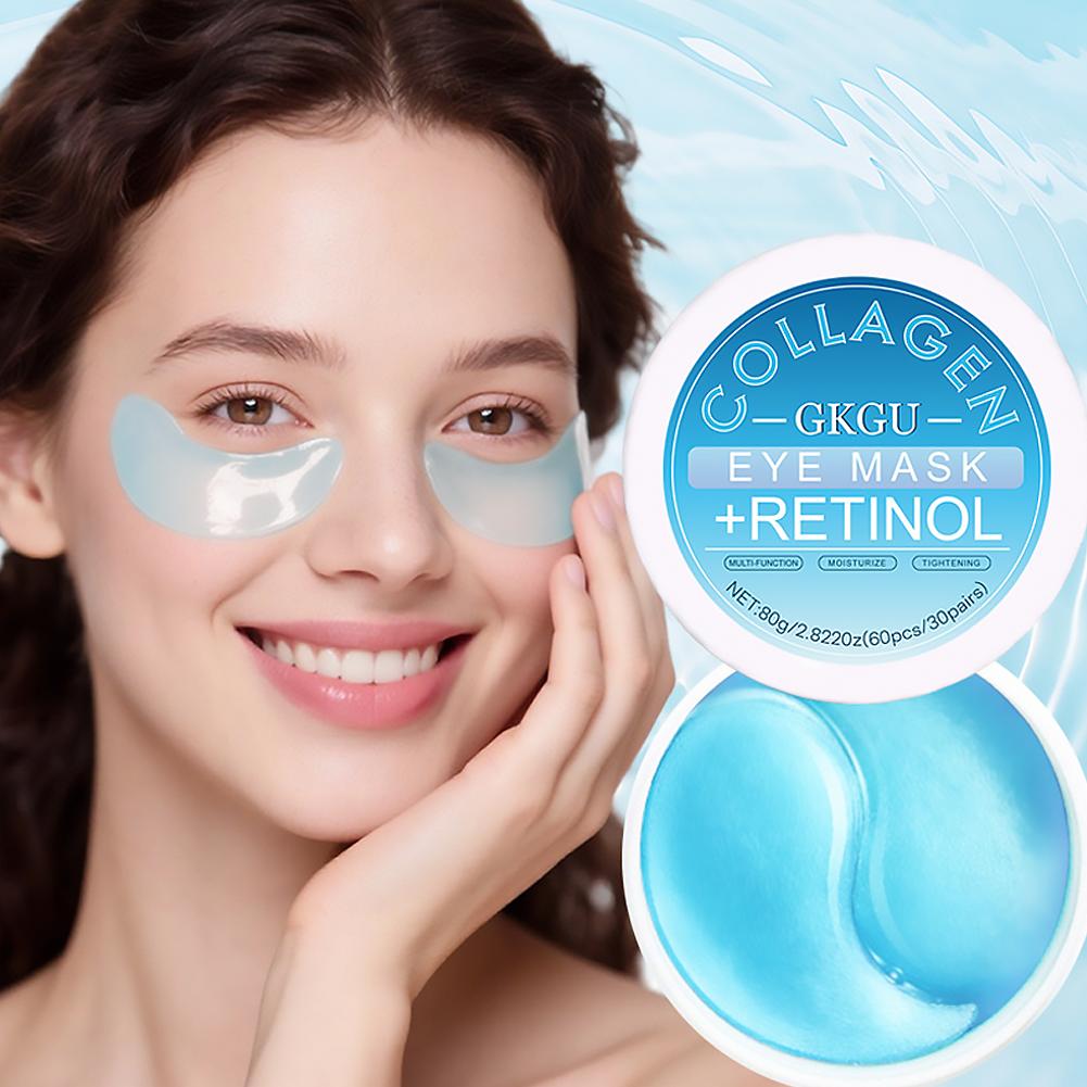 Collagen Under Eye Patches - Kolagen Patch Mata Retinol, Ekstrak Alpukat,