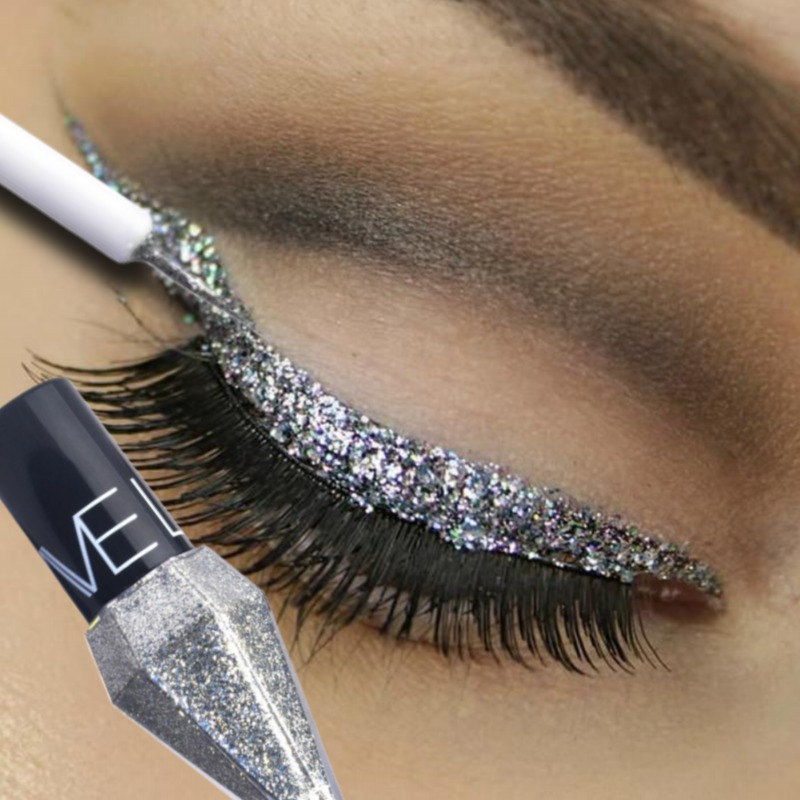 Waterproof Liquid Eyeliner Pen - Eyeliner Cair Berlian Glitter Mutiara Berkilau