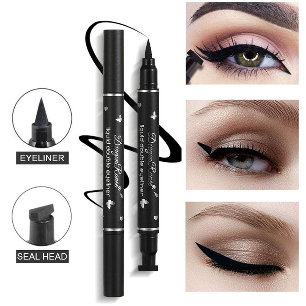 Waterproof Liquid Eyeliner Pen - Pena Eyeliner Bersayap 2 in 1,