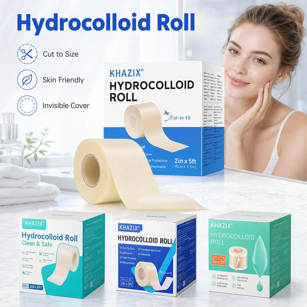 Hydrocolloid Pimple Patch - 1 rol Plester Jerawat Hidrokoloid, Stiker