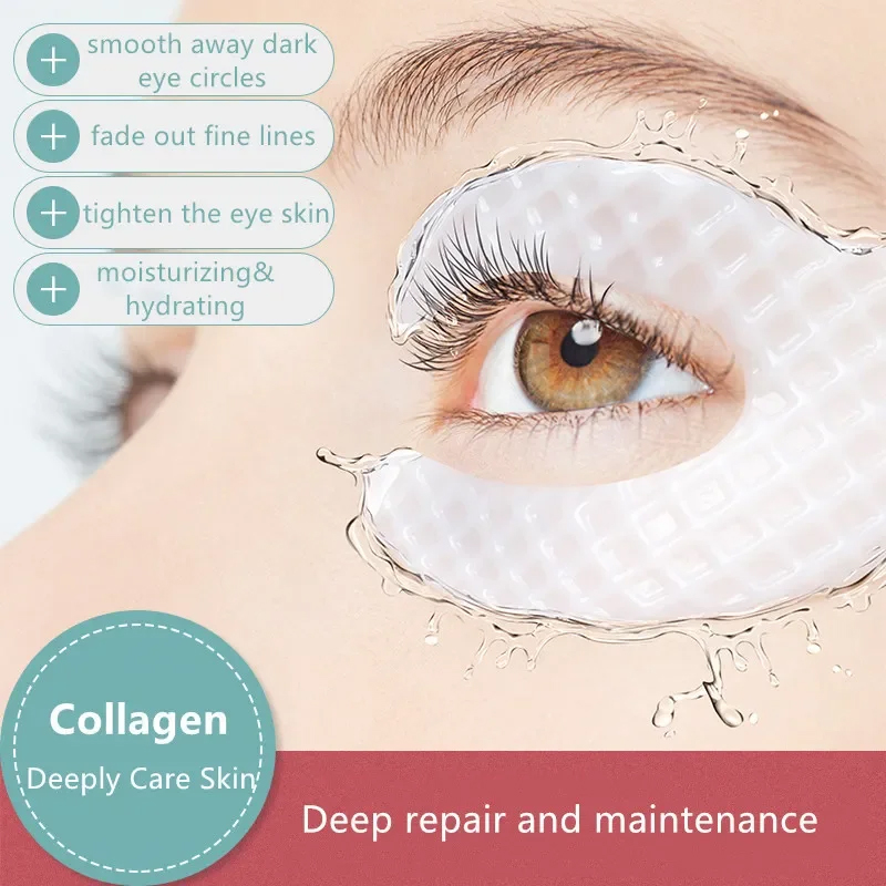 Collagen Under Eye Patches - Patch Penghilang Kerutan Mata Masker Mata