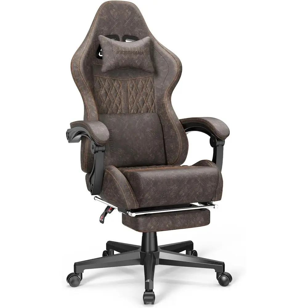 Massage - Kursi Gaming Ergonomis Sandaran Tinggi dengan
