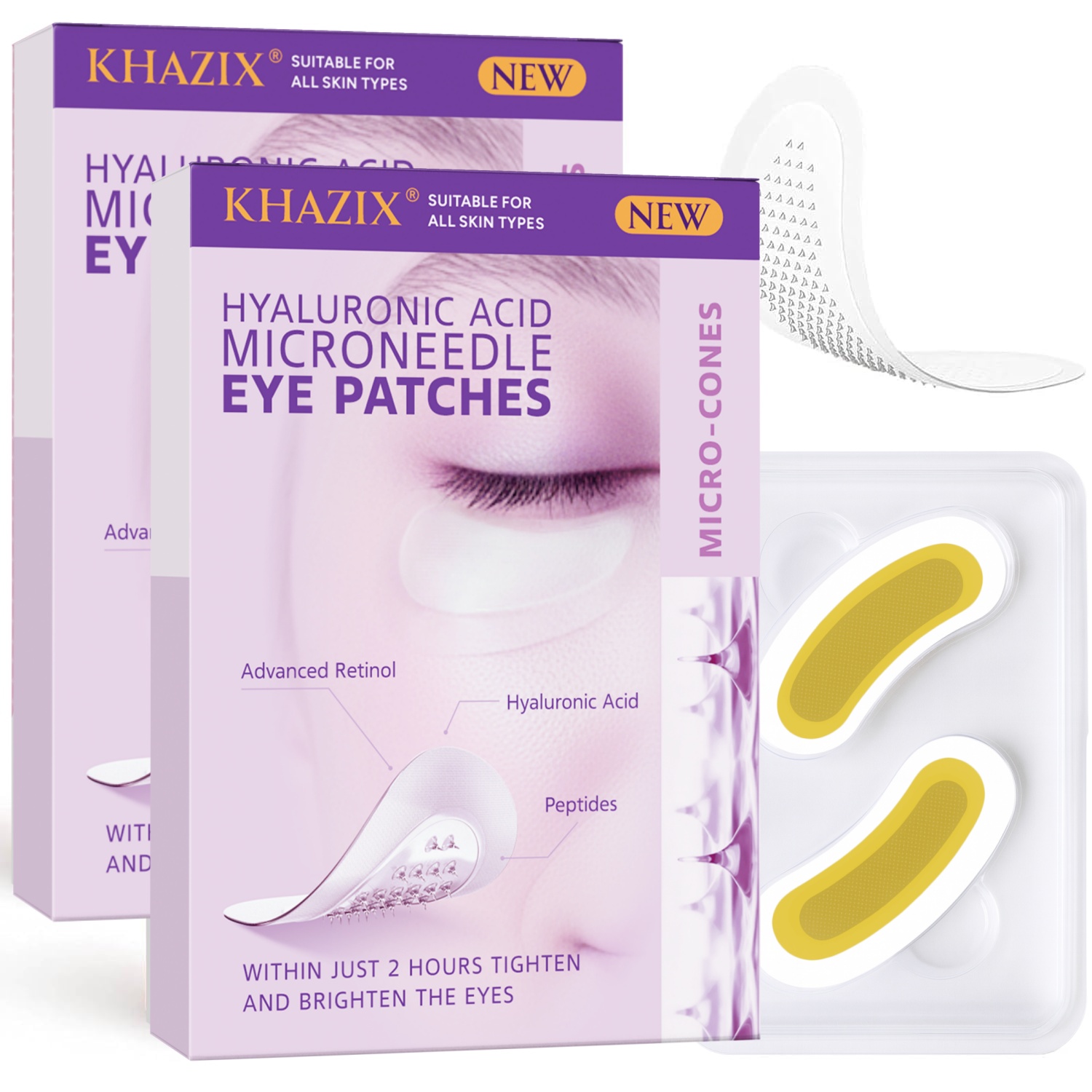 Skincare - Patch Mata Microneedle Retinol Asam Hialuronat,