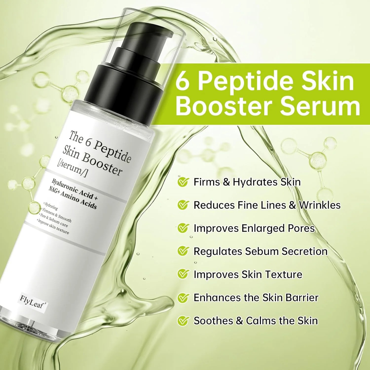 150ml Peptide Skin Booster Ton - Hyaluronic Acid Facial Serum ulasan dan harga