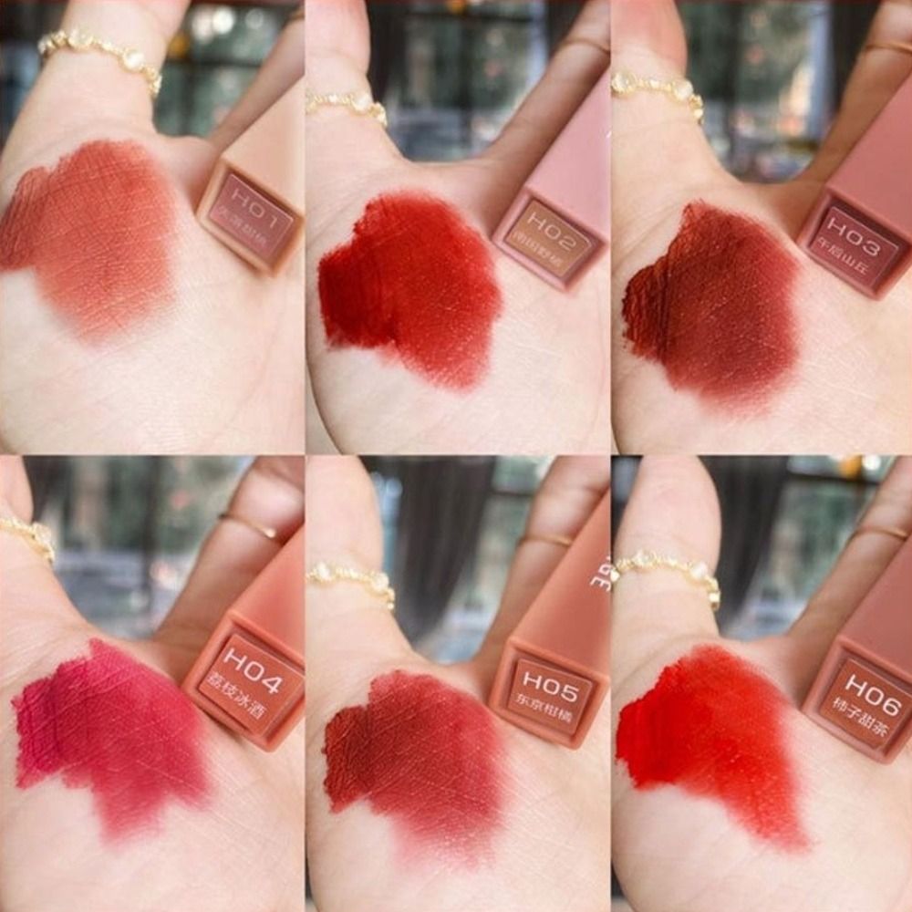 Lip Gloss Velvet Matte Baru de - Matte Velvet Lip Tint Long Lasting ulasan dan harga