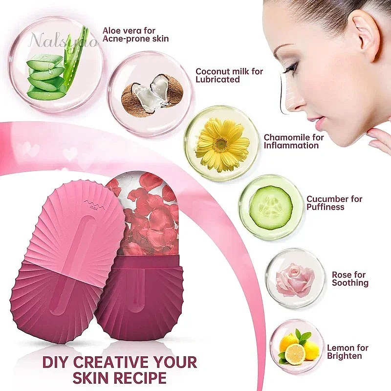 Ice Face Roller 1PCS Cetakan E - Face Ice Roller Puffiness ulasan dan harga