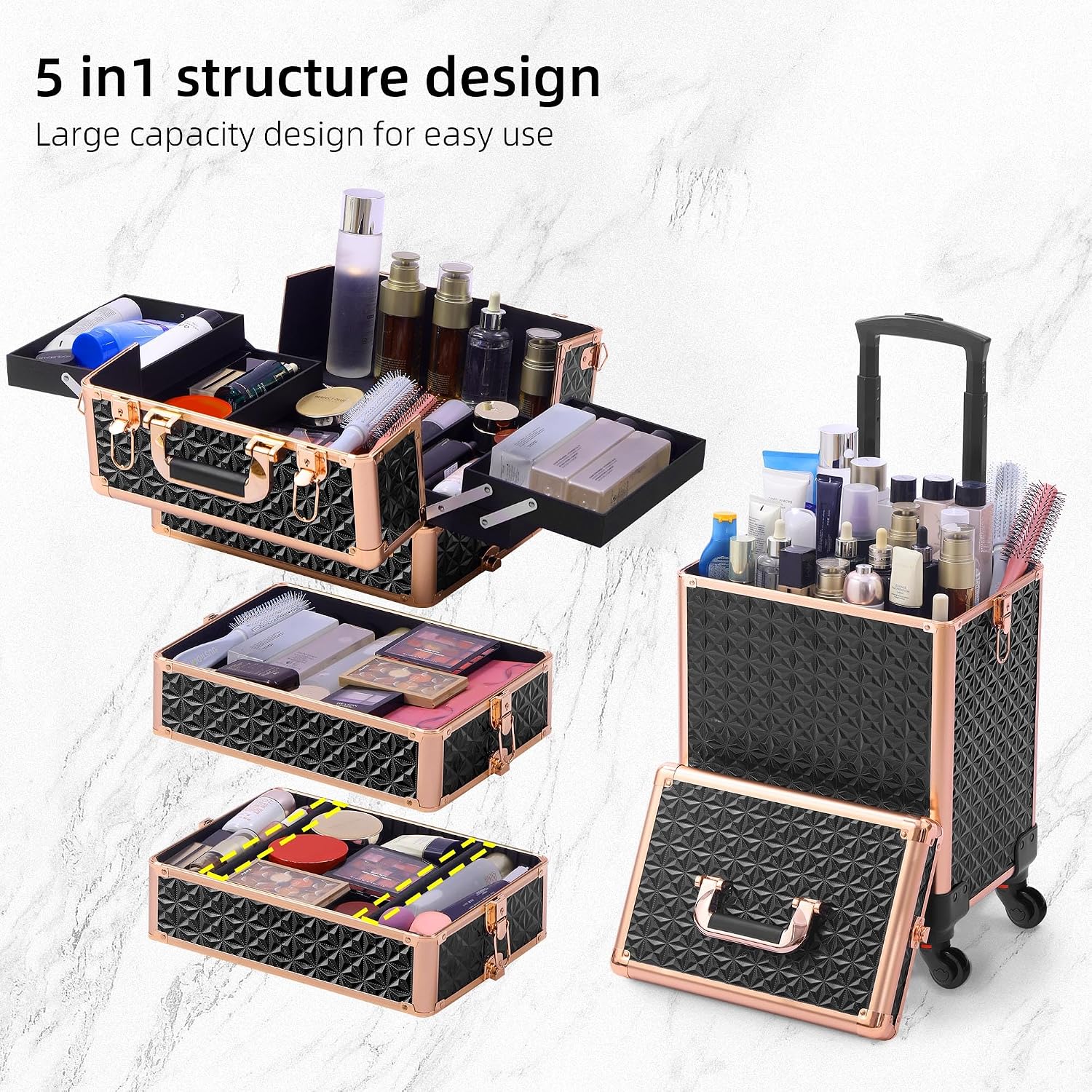 Koper Rias Beroda 5-in-1 Hitam - Makeup ulasan dan harga