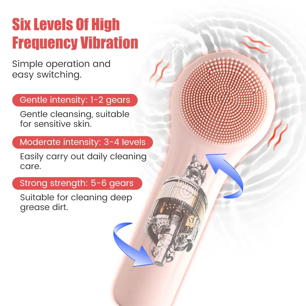 Sonic sikat wajah silikon pemb - Silicone Face Scrubber Electric ulasan dan harga