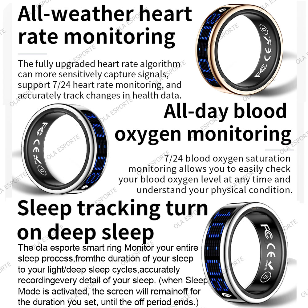 Layar Sentuh Cincin Pintar, Pe - Health Monitors ulasan dan harga