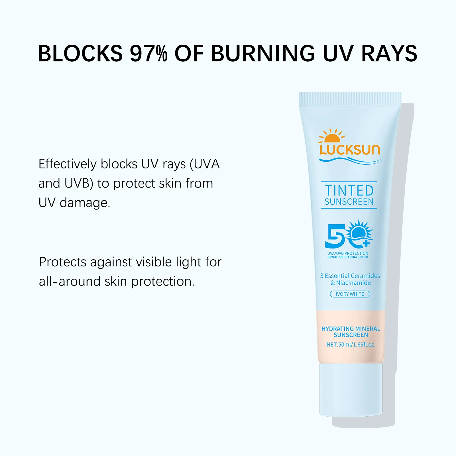 Krim Tabir Surya SPF50+. Menaw - Spf 50 Waterproof Sunscreen ulasan dan harga