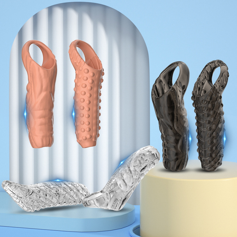【HB】Kondom Pemanjang Penis TPE - Massage ulasan dan harga