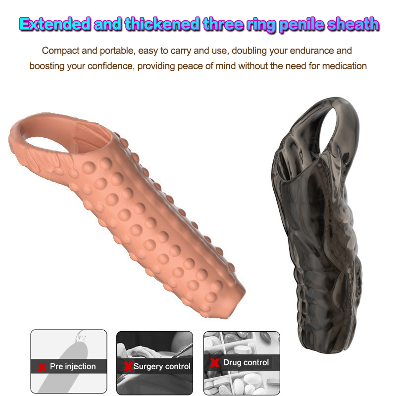 【HB】Kondom Pemanjang Penis TPE - Massage ulasan dan harga