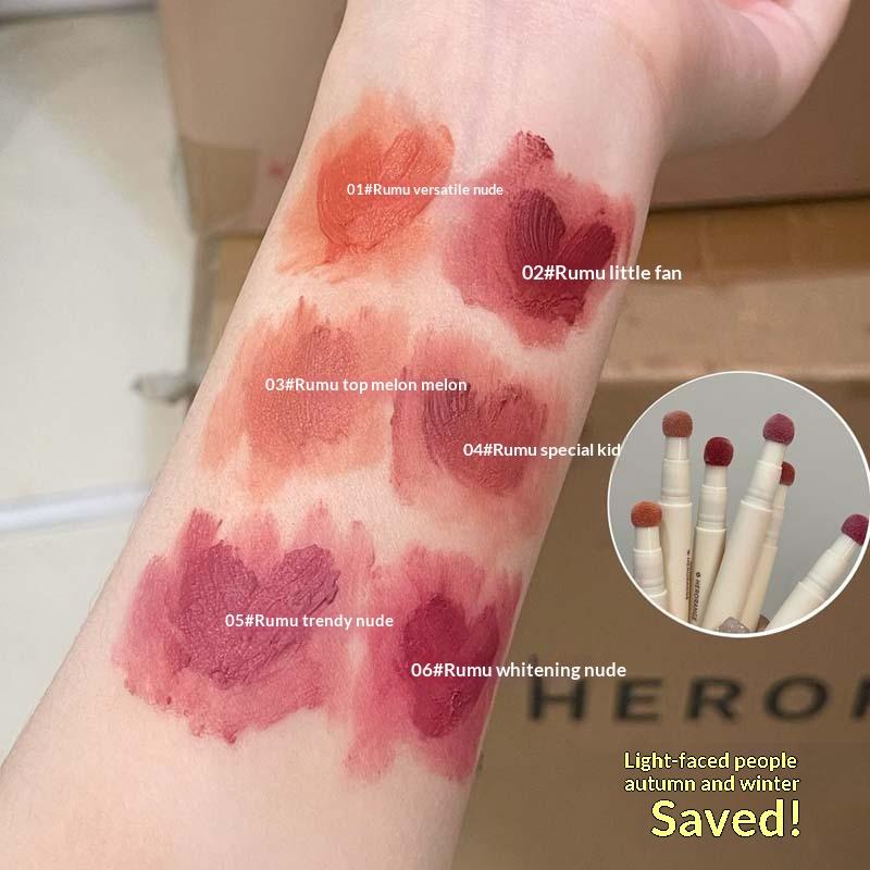 Lipstik Cair Lip Glaze Velvet  - Matte Velvet Lip Tint Long Lasting ulasan dan harga