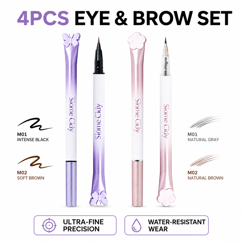 Siome Cidy 4PCS Set Eyeliner C - Waterproof Liquid Eyeliner Pen ulasan dan harga