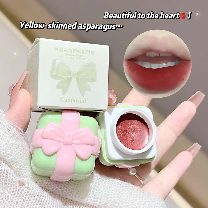 2 in 1 Matte Lip & Cheek Cream - Matte Velvet Lip Tint Long Lasting ulasan dan harga