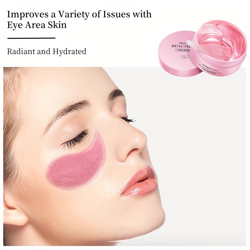 60 Buah Masker Mata Alga Merah - Collagen Under Eye Patches ulasan dan harga