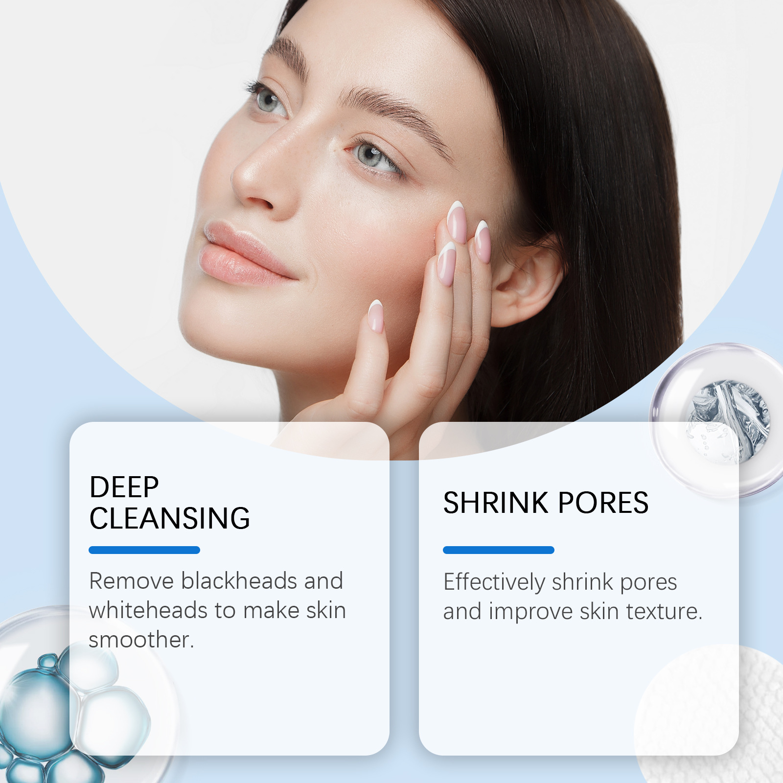 Bantalan katun pembersih asam  - Salicylic Acid Blackhead Remover ulasan dan harga