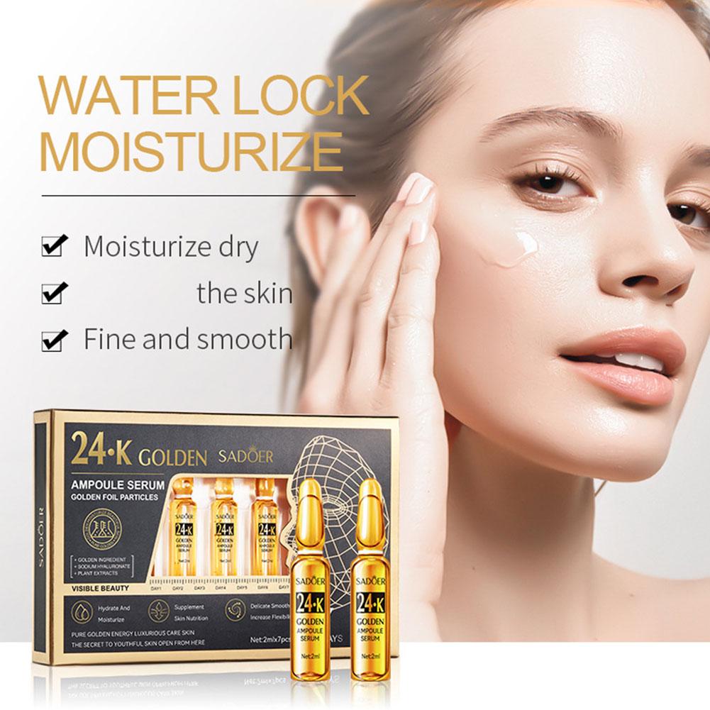 2ml*7 Vial/Kotak Vitamin C Amp - Hyaluronic Acid Facial Serum ulasan dan harga