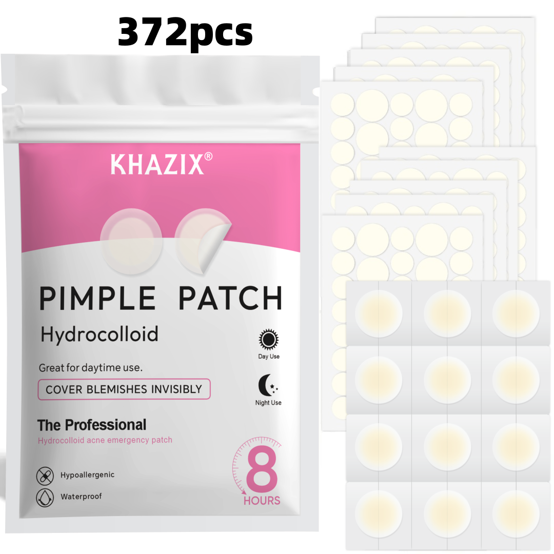 372PCS Plester Jerawat Hidroko - Hydrocolloid Pimple Patch ulasan dan harga