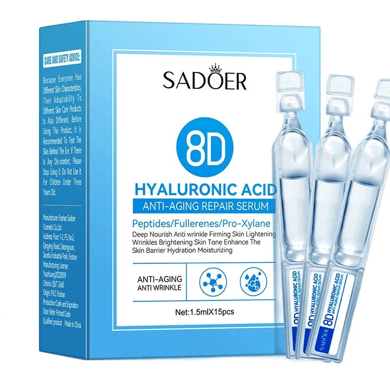 1 Kotak 15 Buah Esensi Wajah A - Hyaluronic Acid Facial Serum ulasan dan harga