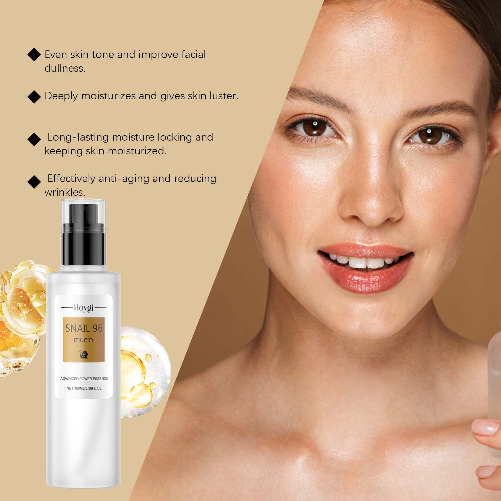 Esens Mucin Precious Snail 96  - Snail Mucin 96 Repair Essence ulasan dan harga