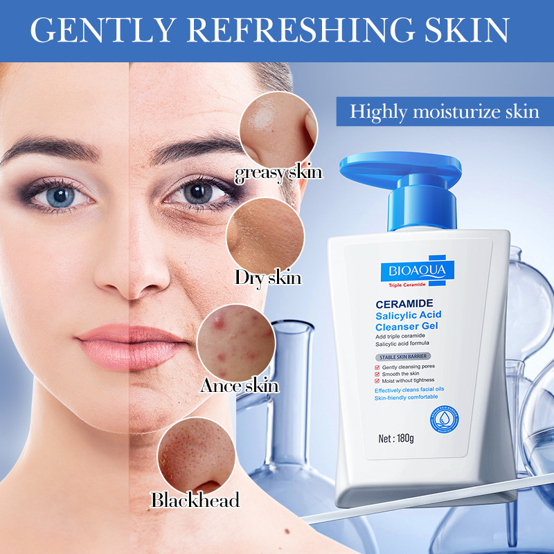 Gel Pembersih Ceramide Salicyl - Salicylic Acid Blackhead Remover ulasan dan harga