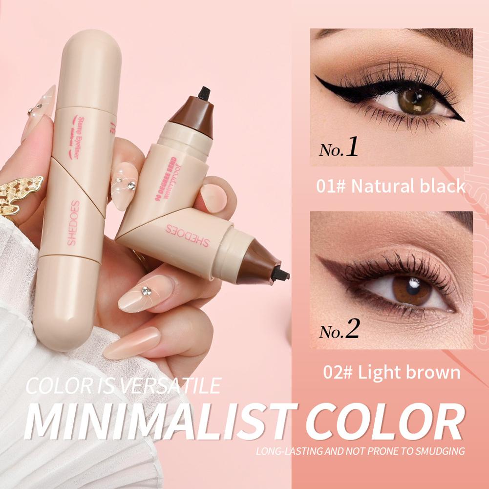 Pena Stempel Eyeliner Putar Ke - Waterproof Liquid Eyeliner Pen ulasan dan harga