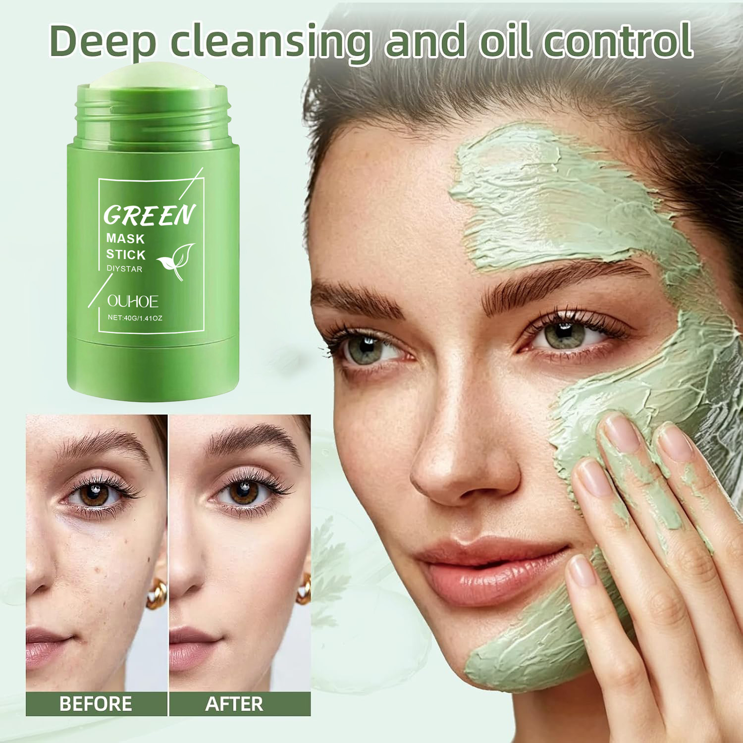 Masker Pembersih Pori Dalam Al - Green Tea Cleansing Clay Mask ulasan dan harga
