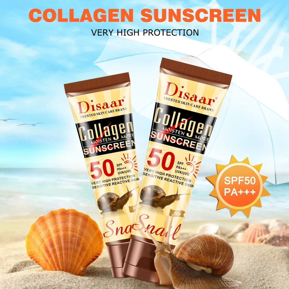 Disaar Krim Pelindung Kolagen  - Spf 50 Waterproof Sunscreen ulasan dan harga