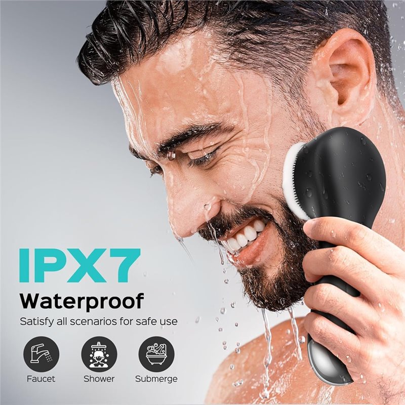 AA20-Sikat Pembersih Wajah, Ge - Silicone Face Scrubber Electric ulasan dan harga