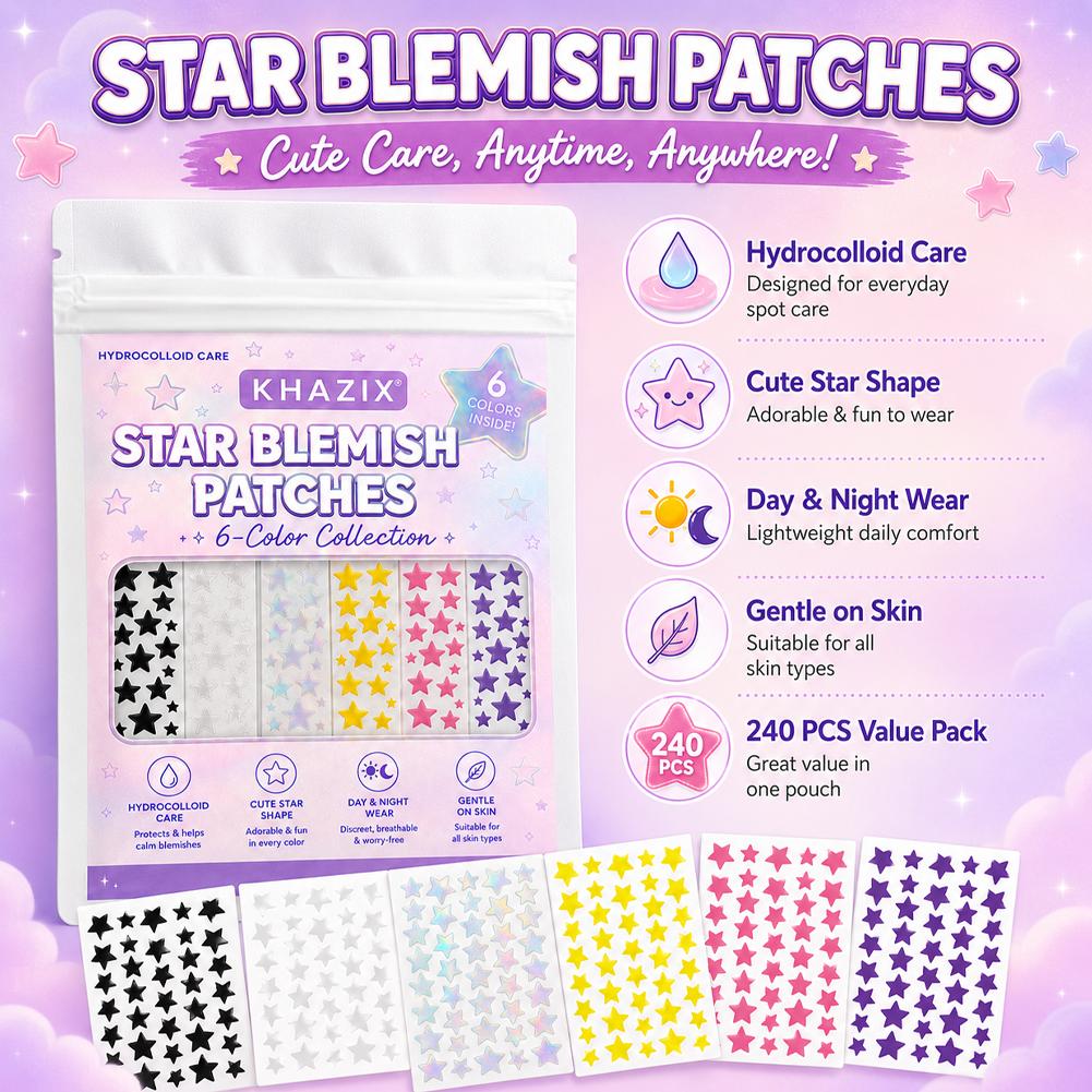 240PCS Plester Jerawat Bentuk  - Hydrocolloid Pimple Patch ulasan dan harga