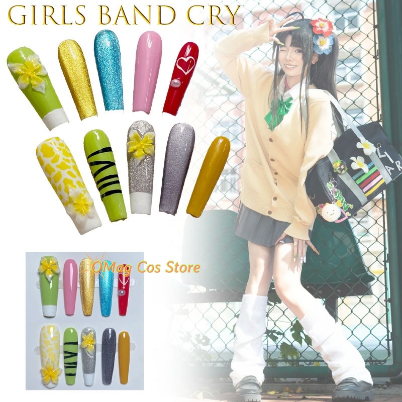 Girls Band Cry Anon Subaru Sho - Nail Art ulasan dan harga