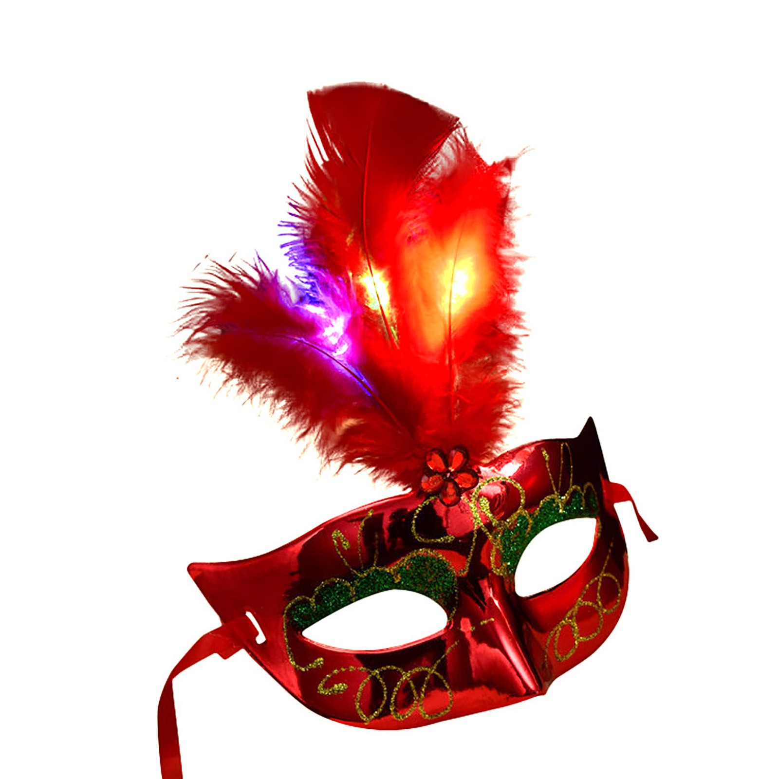 Masker LED bulu bercahaya Karn - Led Light Therapy Face Mask ulasan dan harga