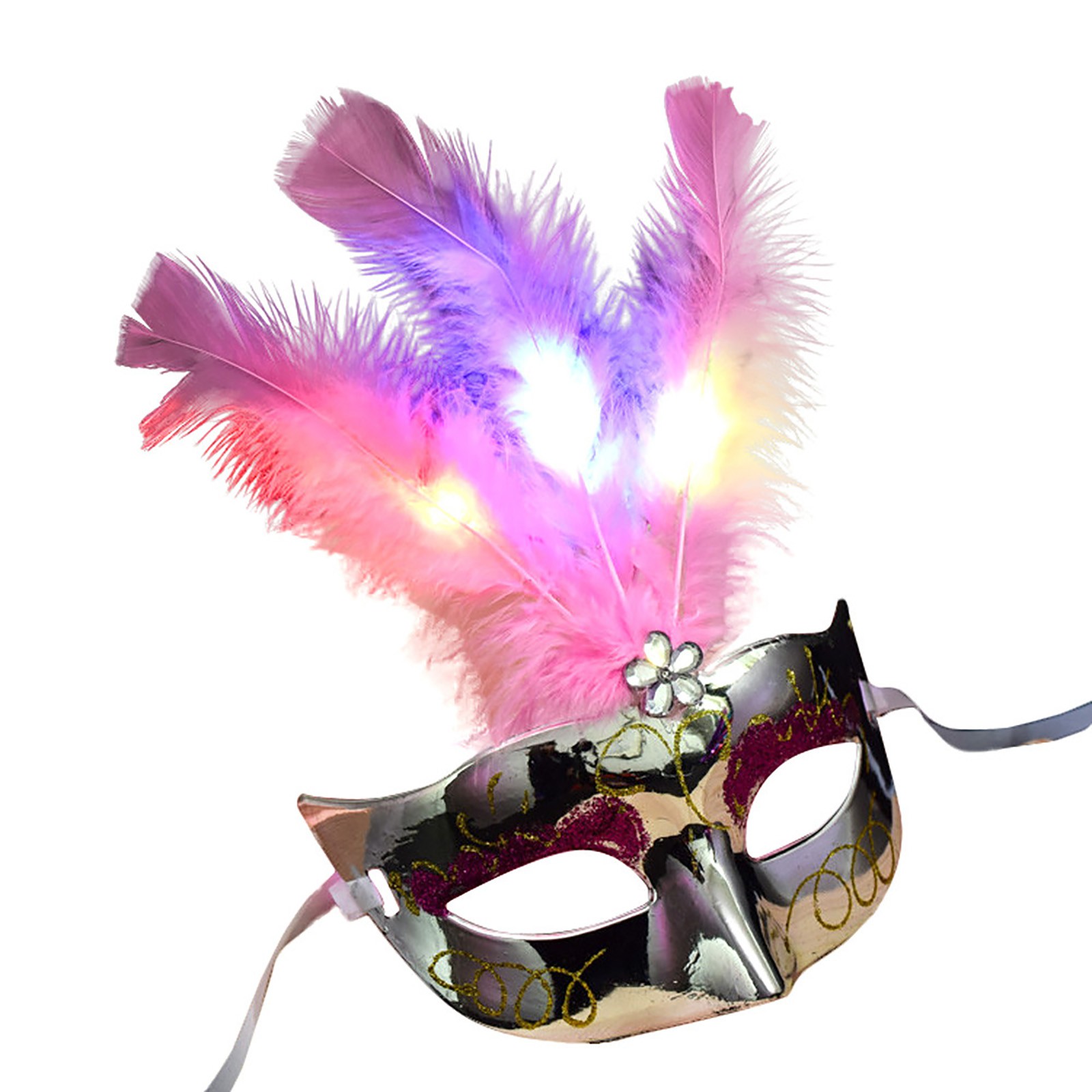 Masker LED bulu bercahaya Karn - Led Light Therapy Face Mask ulasan dan harga
