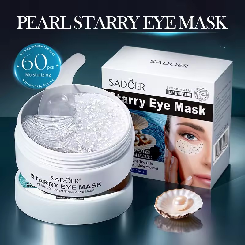 60 Buah Masker Mata Kolagen Kr - Collagen Under Eye Patches ulasan dan harga
