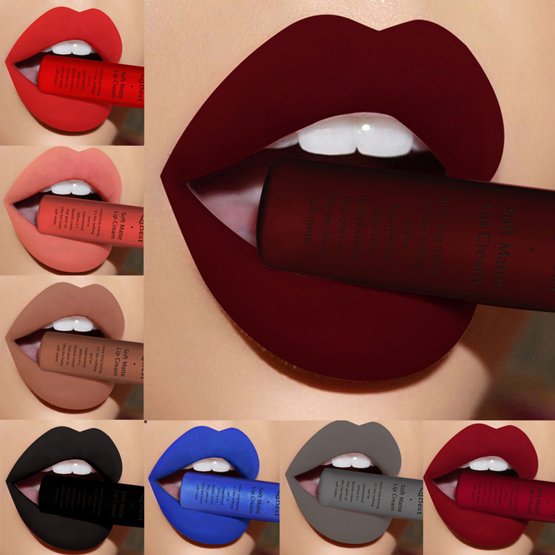 QIBEST Hots Matte Velvet Lip G - Matte Velvet Lip Tint Long Lasting ulasan dan harga