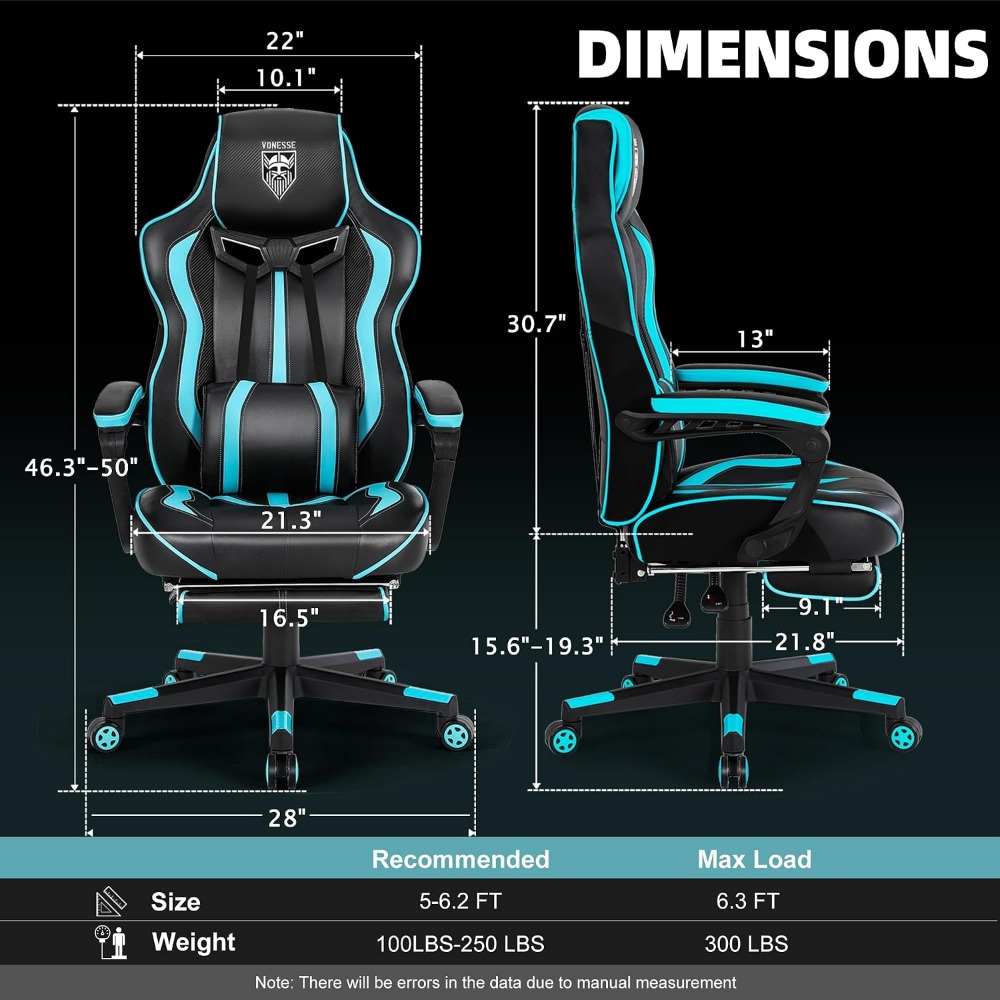 Kursi Gaming Ergonomis dengan  - Massage ulasan dan harga