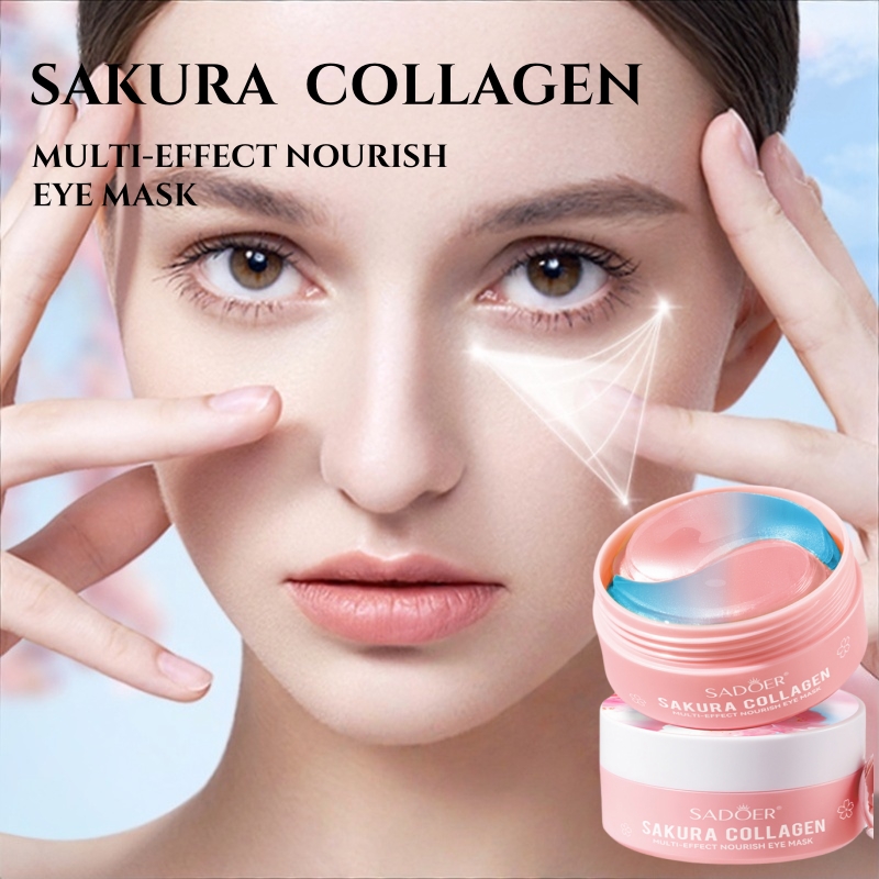 60 Buah Masker Mata Bergizi Mu - Collagen Under Eye Patches ulasan dan harga