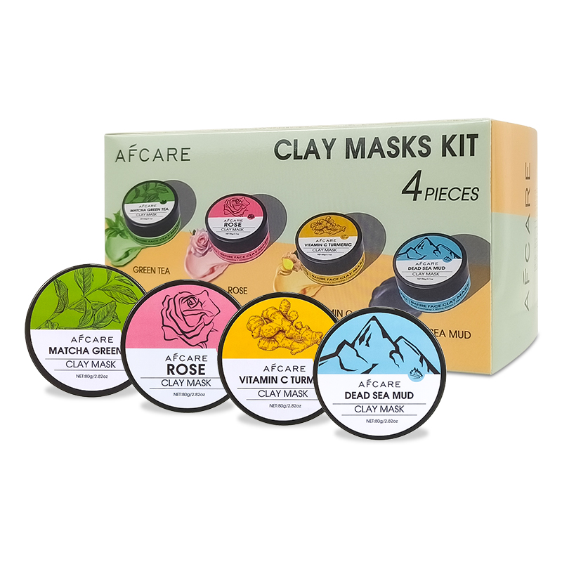 4Pcs Set Masker Wajah dengan K - Green Tea Cleansing Clay Mask ulasan dan harga