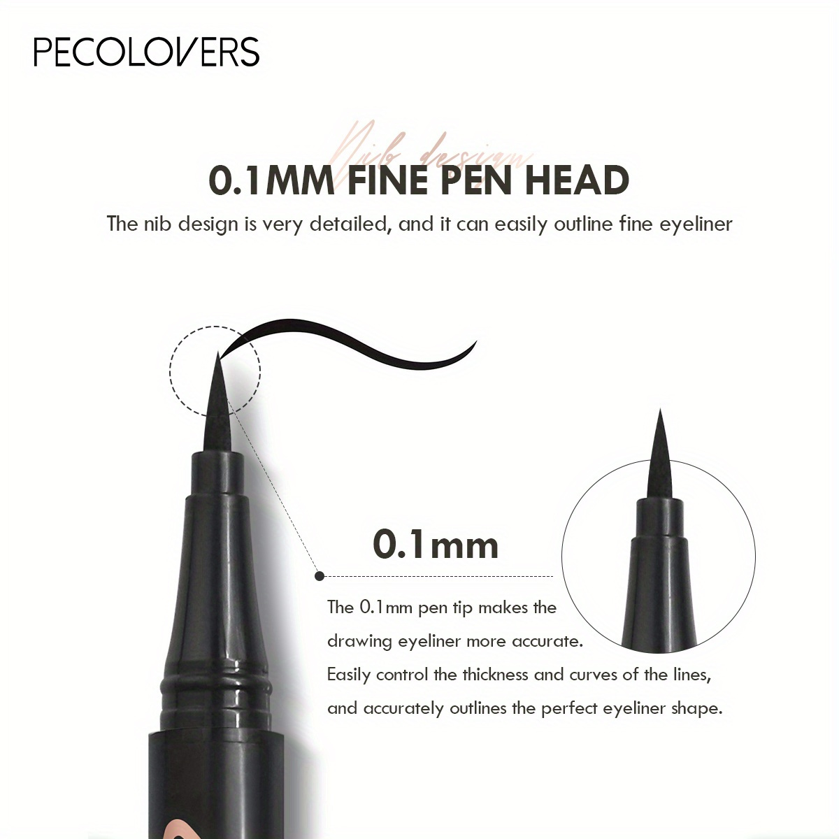 Ultra-tipis Eyeliner cair taha - Waterproof Liquid Eyeliner Pen ulasan dan harga