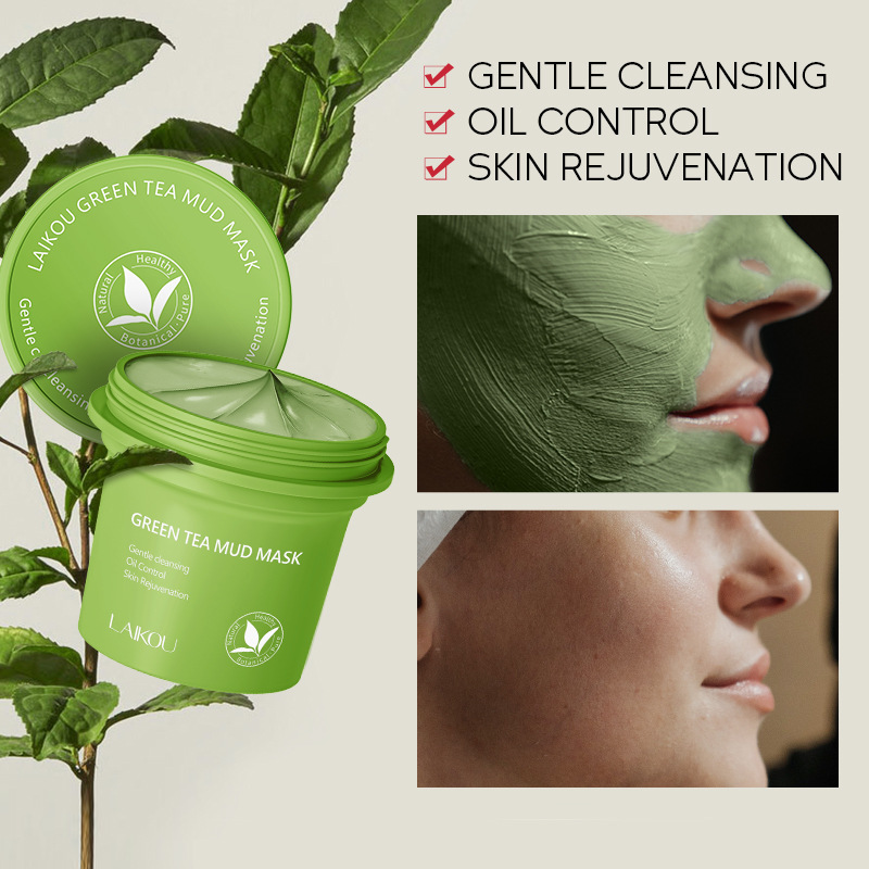 Masker Tanah Liat Teh Hijau 10 - Green Tea Cleansing Clay Mask ulasan dan harga