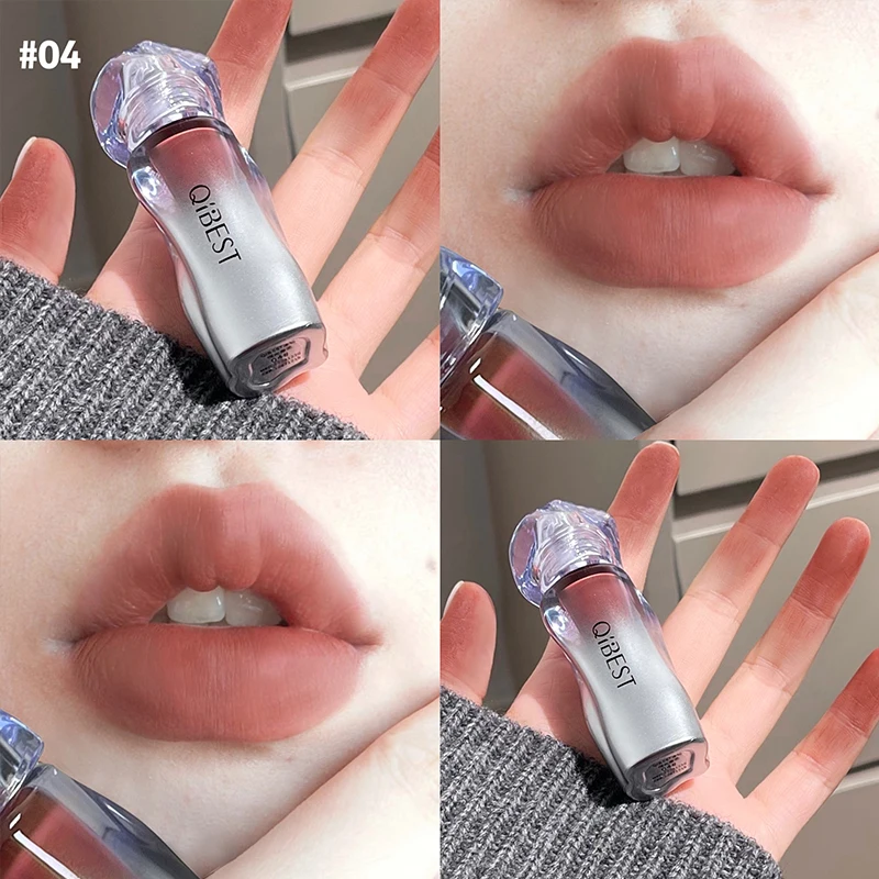 QIBEST Lipstik Cair Beludru Ma - Matte Velvet Lip Tint Long Lasting ulasan dan harga